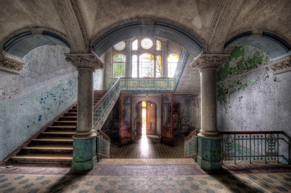 Akustikbild LOST PLACE 3 aus Materialmix