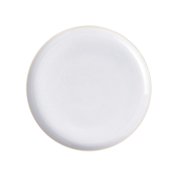 Speiseteller CRAFTED COTTON in weiß aus Bone China