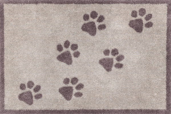 Fußmatte Paws in taupe