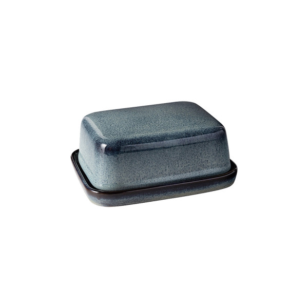 Butterdose LAVE GRIS in grau aus Steingut