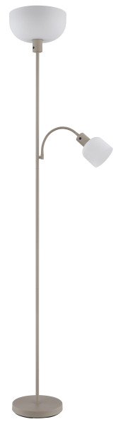 Stehleuchte HINTON in sand aus Metall