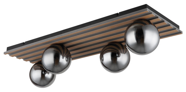 Deckenleuchte PARSONS in schwarz aus Metall