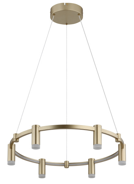 Hängeleuchte CASTELA in goldfarben aus Metall