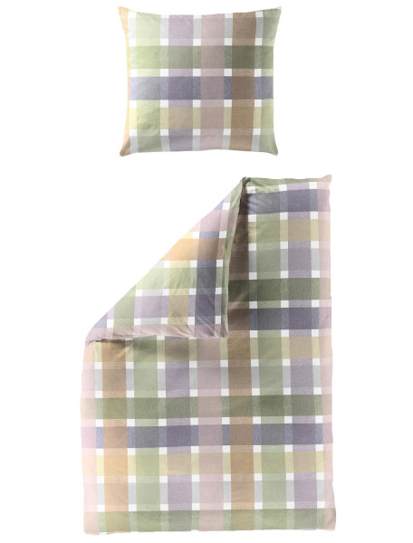 Bettwäsche Mako-Satin pastel aus Baumwolle