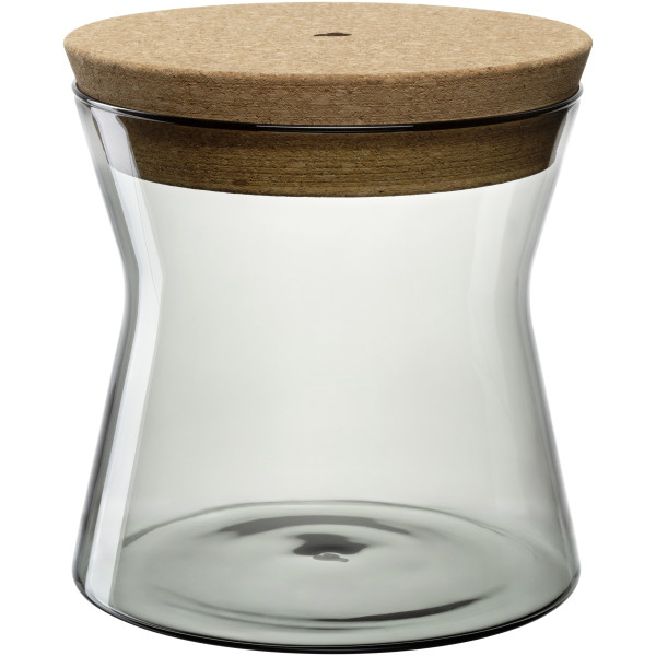 Dose FORMA X in grau aus 100 % Naturmaterial