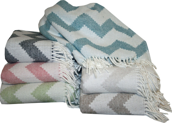 Wohnplaid BOHO in mehrfarbig aus Mischgewebe