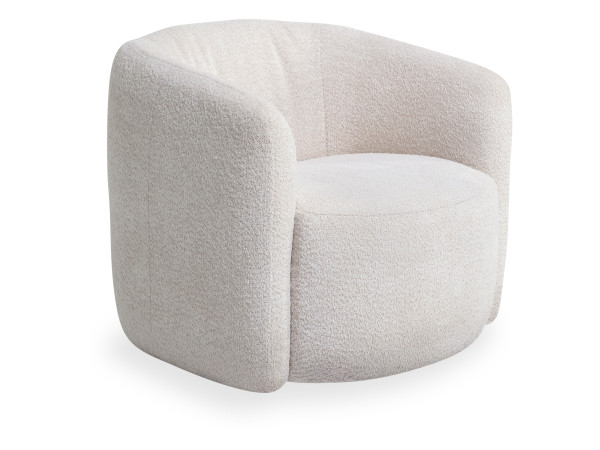 Sessel HARPER MONIZ in creme aus Stoff