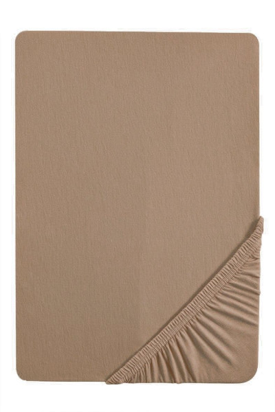 Spannbettlaken Feinjersey aus Baumwolle