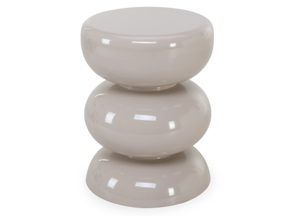 Beistelltisch HARPER CRADOCK in creme aus Eisen