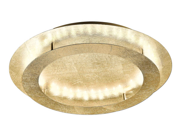Deckenleuchte in goldfarben aus Metall