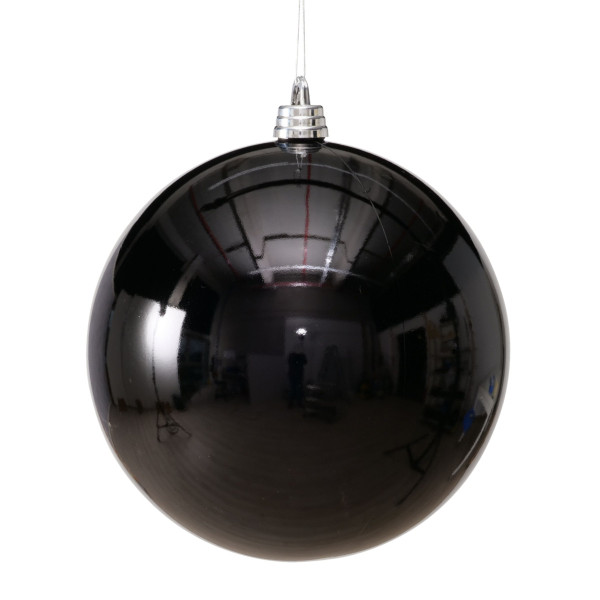Weihnachtskugel CENTRO in schwarz aus Styropor