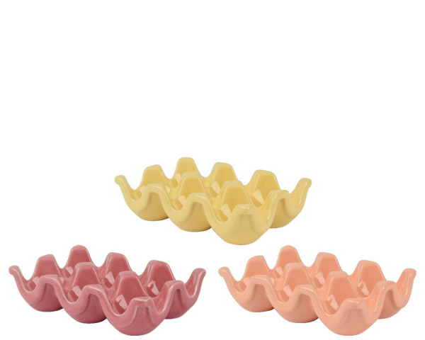 Eierbehälter in mehrfarbig aus Dolomit