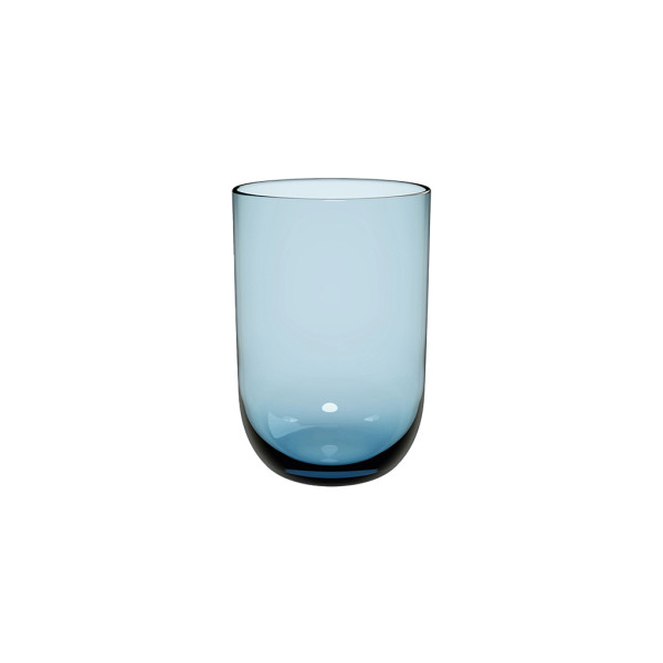 Longdrinkgläser-Set Like in blau aus Glas