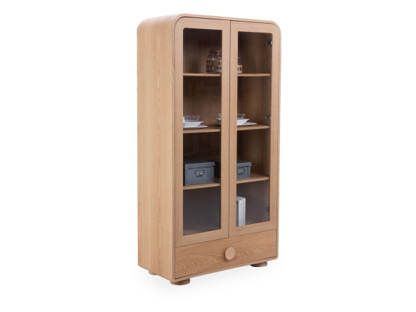 Vitrine KASTRUP in Eiche aus Holz