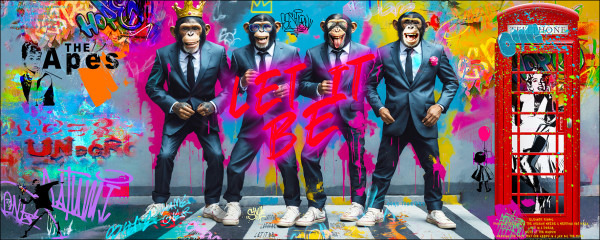 Glasbild GRAFFITI GANG II