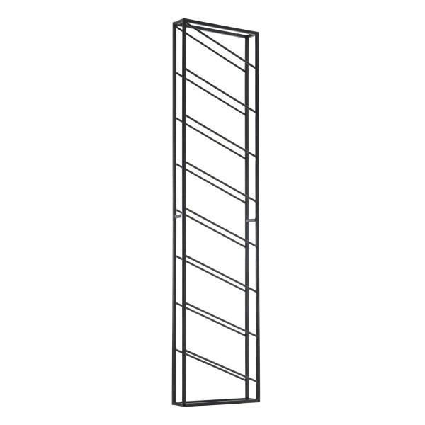 Weinregal in  schwarz aus Aluminium