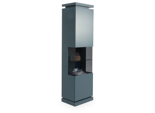 Vitrine ZEFERINO ANZIO in Ocean aus Lack