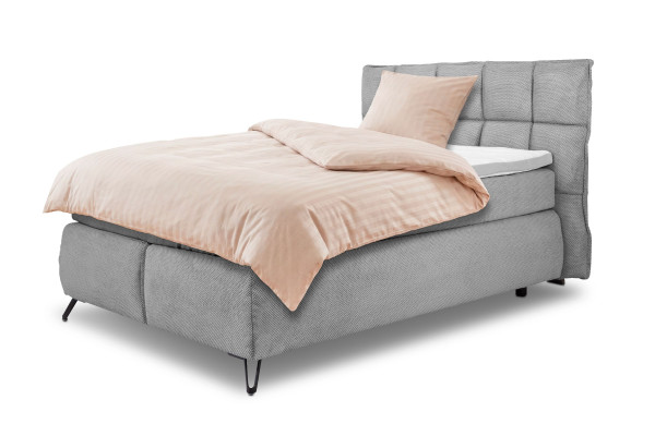 Boxspringbett Rolf Weber CHORIN in grey aus Stoff