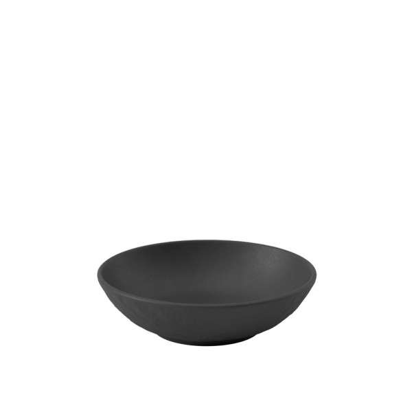 Dessertschale Manufacture Rock in schwarz aus Bone China