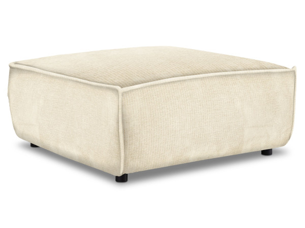 Sofaelement SANSIBAR Hocker RANTUM in hellbeige aus Stoff