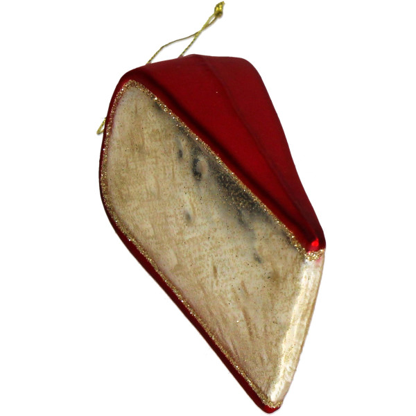 Weihnachtskugel CHEESE in mehrfarbig aus Glas