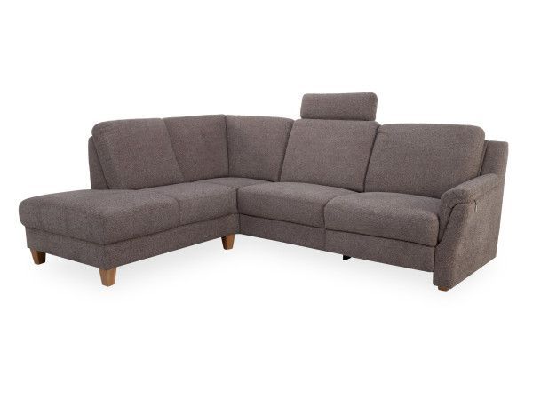 Polsterecke SAMOS in beige aus Stoff