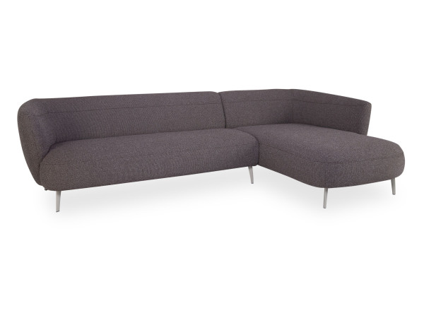 Polsterecke ROLF BENZ ELVA in Schoko aus Stoff