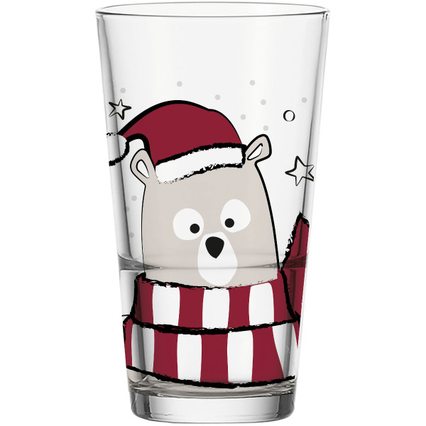 Longdrinkbecher SILENZIO in mehrfarbig aus Glas