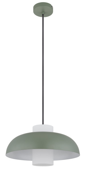 Hängeleuchte LOWE in grün aus Metall
