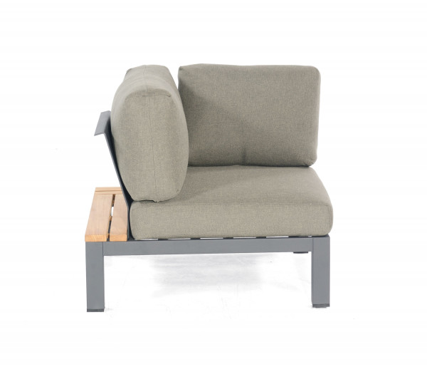 Loungeelement EQUILA in grau aus Aluminium