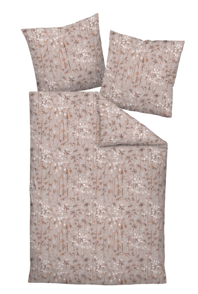 Bettwäsche MILANO Mako-Satin in mehrfarbig aus Baumwolle