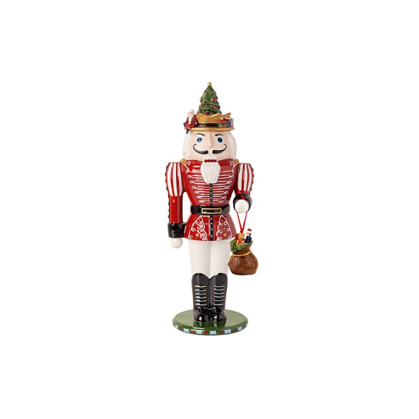 Nussknacker Christmas Toys in weiß/rot aus Bone China
