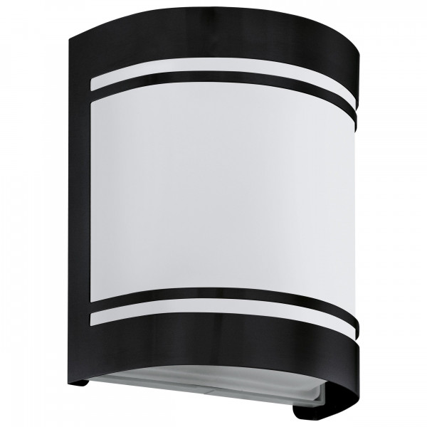 Wandleuchte CERNO in schwarz aus Glas