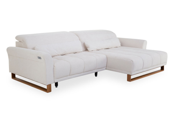 Polsterecke SANSIBAR SKEDA in sand 03 aus Stoff
