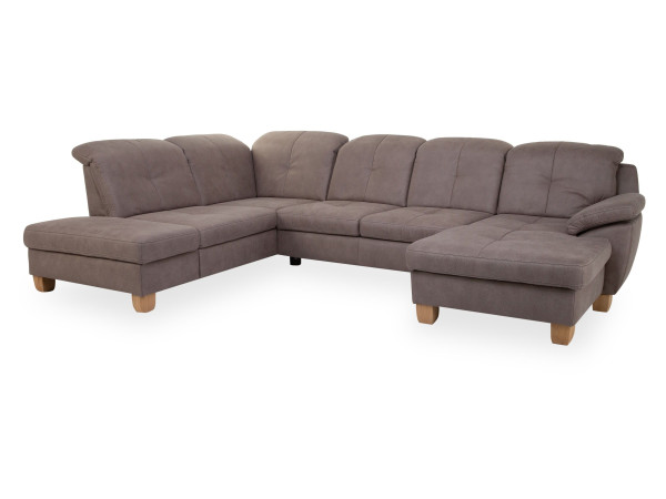Polsterecke MONDO GIANNA PLUS in platin 13657 aus Stoff