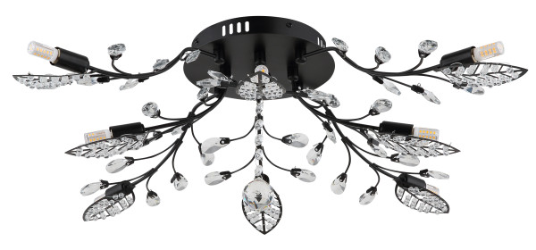 Deckenleuchte JANIS in schwarz aus Metall