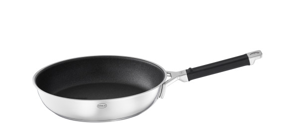 Bratpfanne RÖSLE SILENCE PRO in silberfarben aus Edelstahl