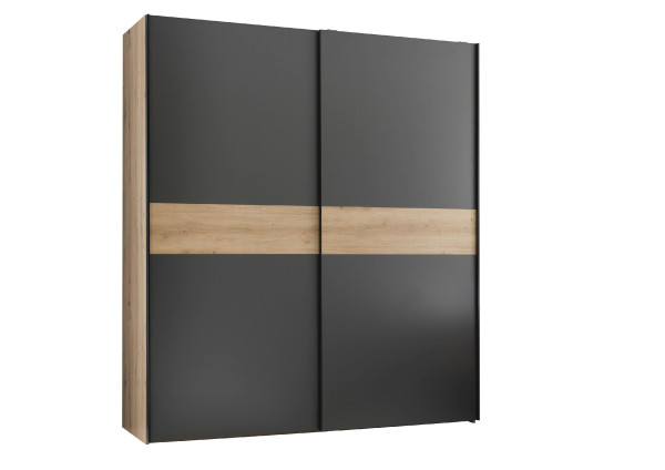 Kleiderschrank HARPER BOSTON in graphit aus Dekor