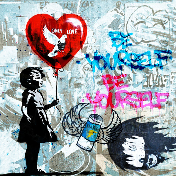 Acrylglasbild Graffiti