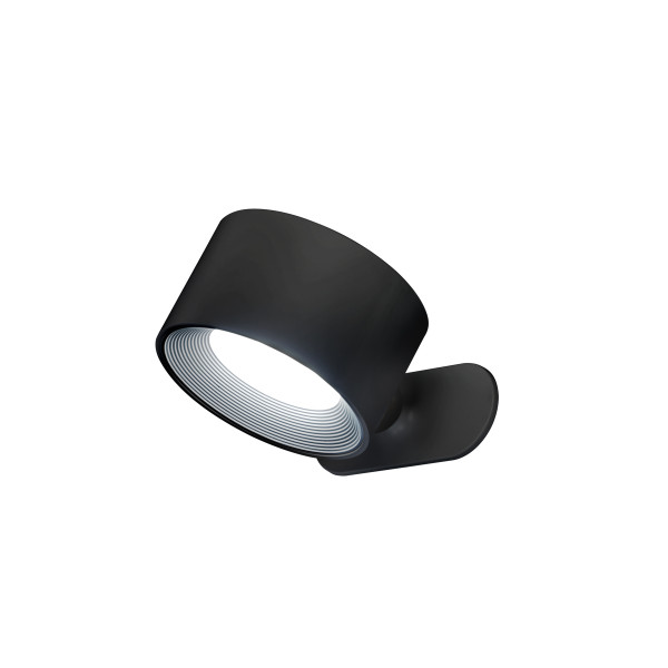 Wandleuchte MAGNETICS in schwarz aus Metall