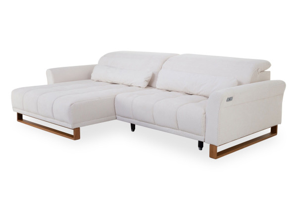 Polsterecke SANSIBAR SKEDA in sand 03 aus Stoff