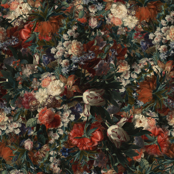 Akustikbild BLUMENBOUQUET aus Materialmix