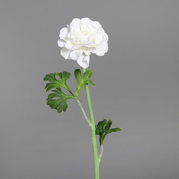 Kunstblume RANUNKEL in creme aus Kunststoff