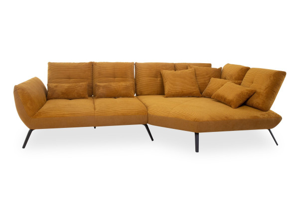 Polsterecke ALLENO in Mustard aus Stoff