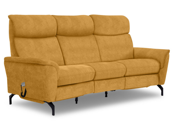 Rundsofa MONDO MENTO in mustard aus Stoff
