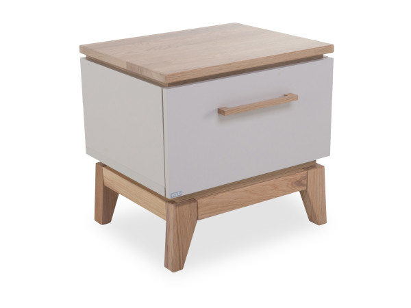 Nachtkonsole PAIDI STIENE in beige aus Dekor