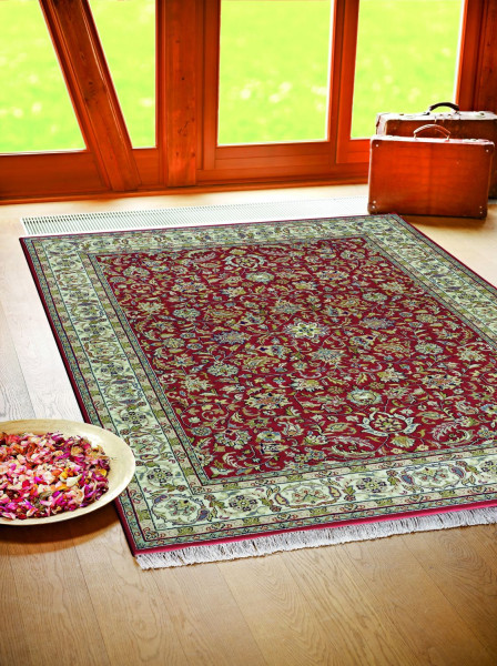 Teppich BENARAS Isfahan rot