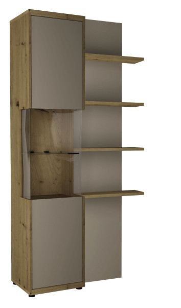 Vitrine HARPER WALLS in kaschmir aus Dekor
