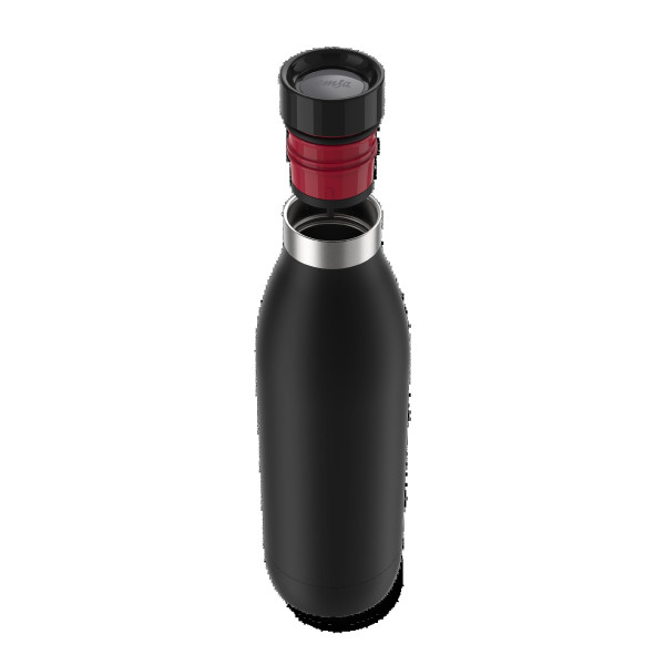 Trinkflasche BLUDROP in schwarz