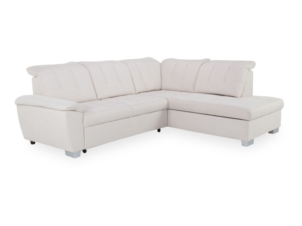 Polsterecke HARPER GARZ in creme aus Stoff